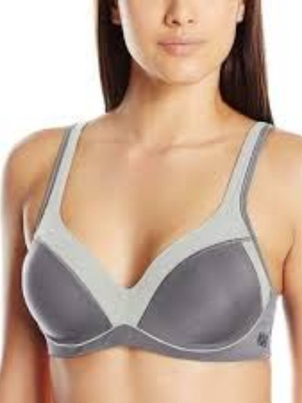 Natori  Zen Contour Convertible Sport Bra  752147, Grey     NWOT